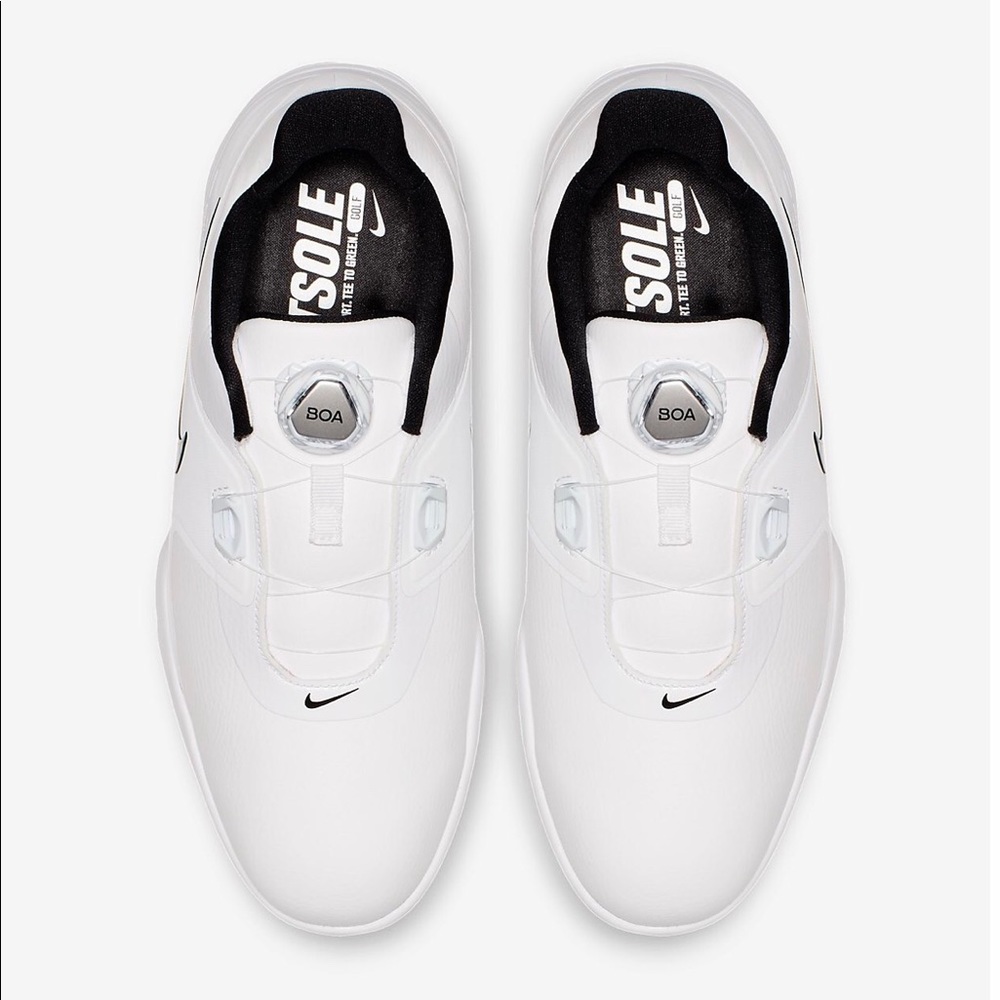 NEW Nike Vapor Pro BOA Waterproof Golf Shoes White - Picture 5 of 6